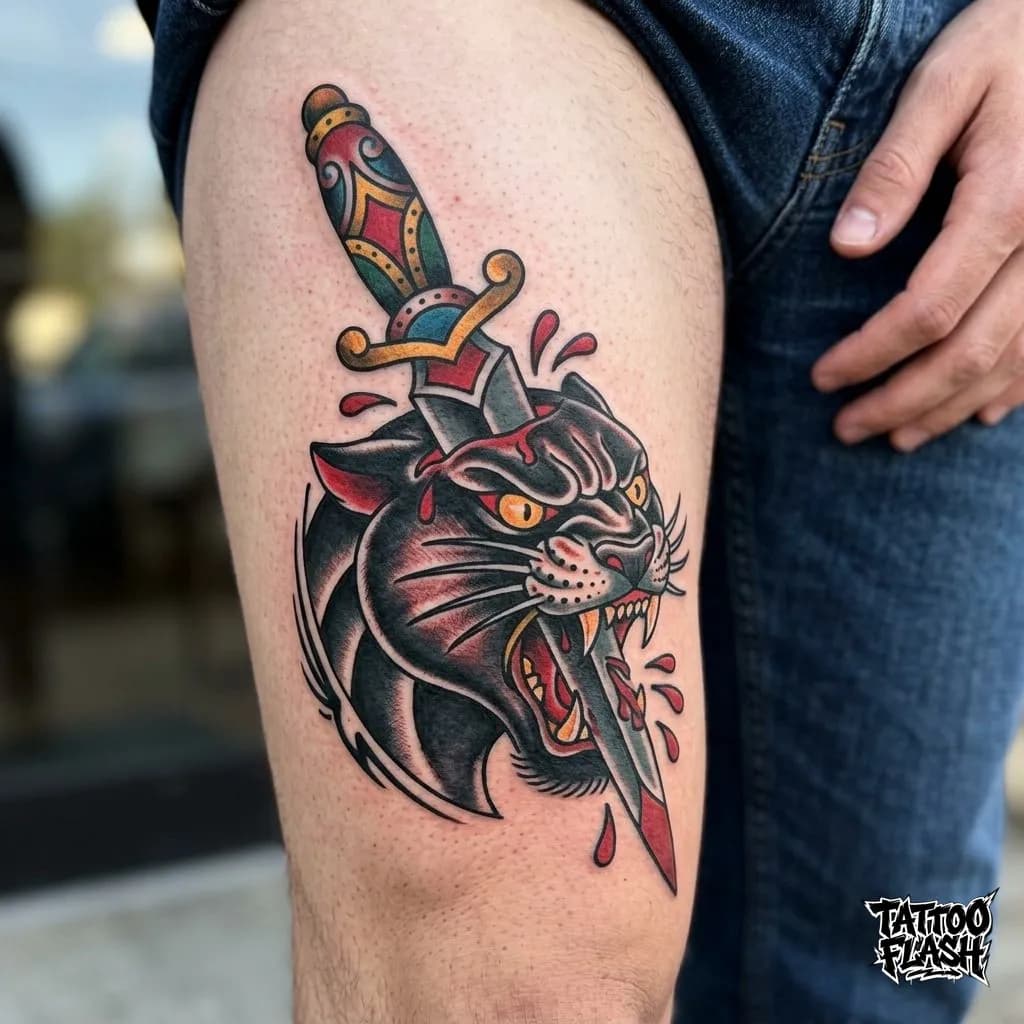 Dagger Tattoo Meaning: Survival, Betrayal, and Protection