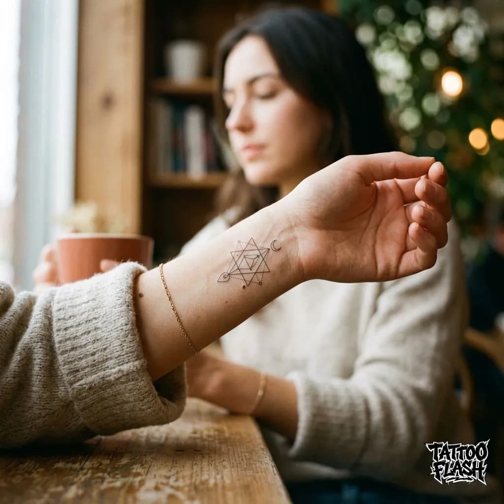 Fine-line Tattoo on Wrist