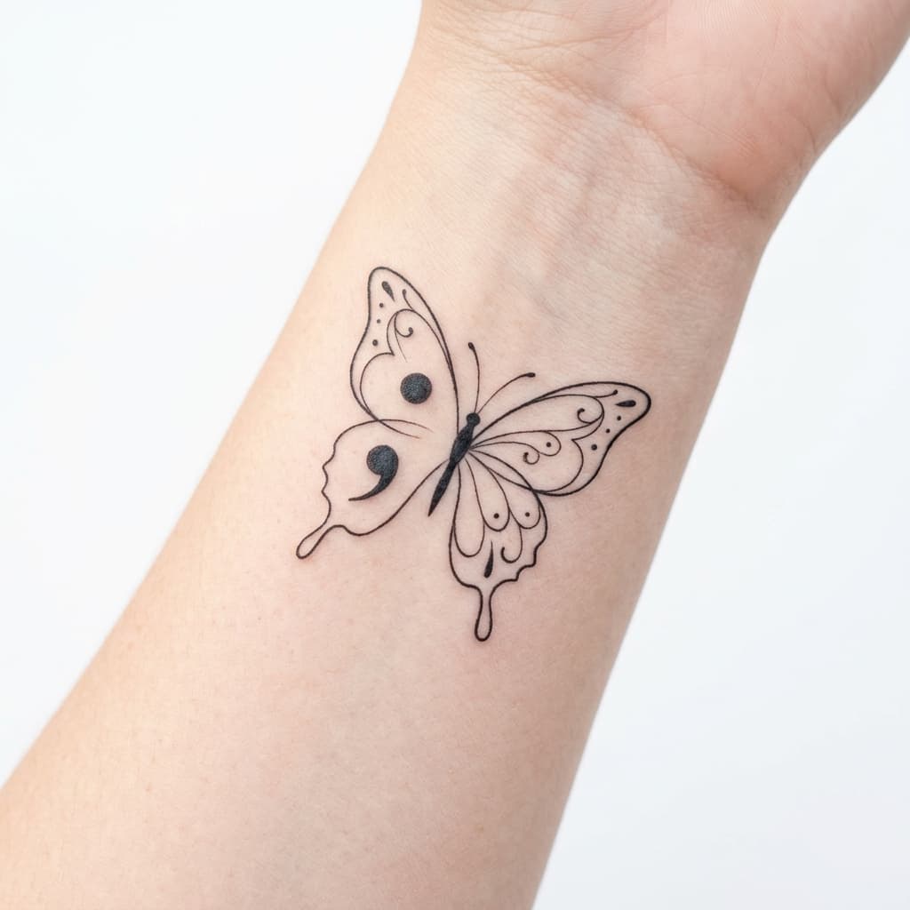 Fine-line Wrist Tattoo Idea