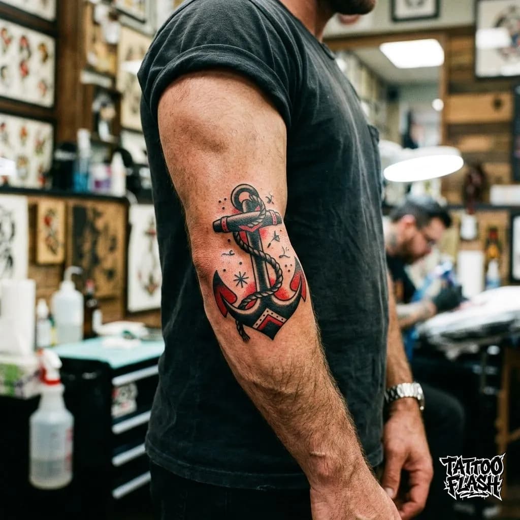 American Traditional Tattoo Meanings: Anchor, Dagger, Swallow, and Nautical Star