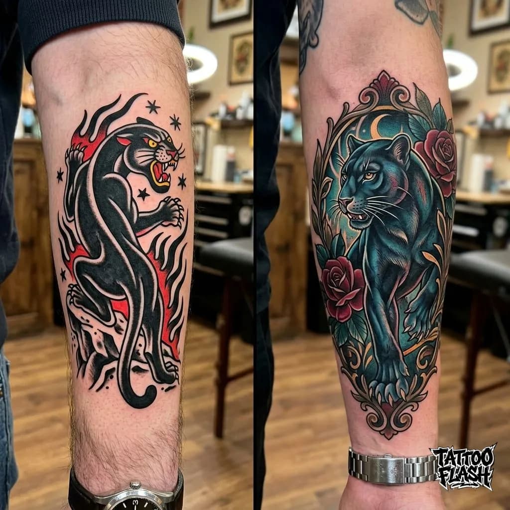 Traditional Tattoo on Forearm