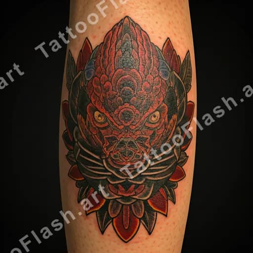 Realism tattoo design reference for the chest