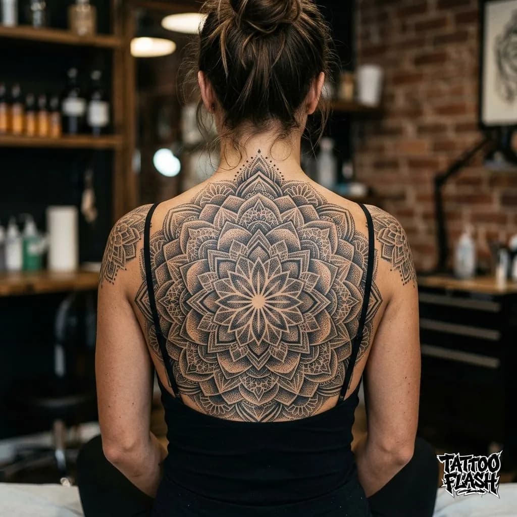 Geometric Upper Back Placement